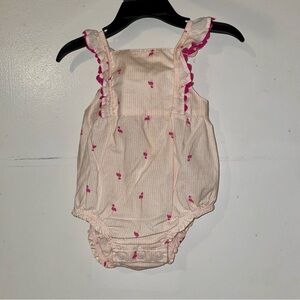 Carter's Pink Flamingo Baby Outfit